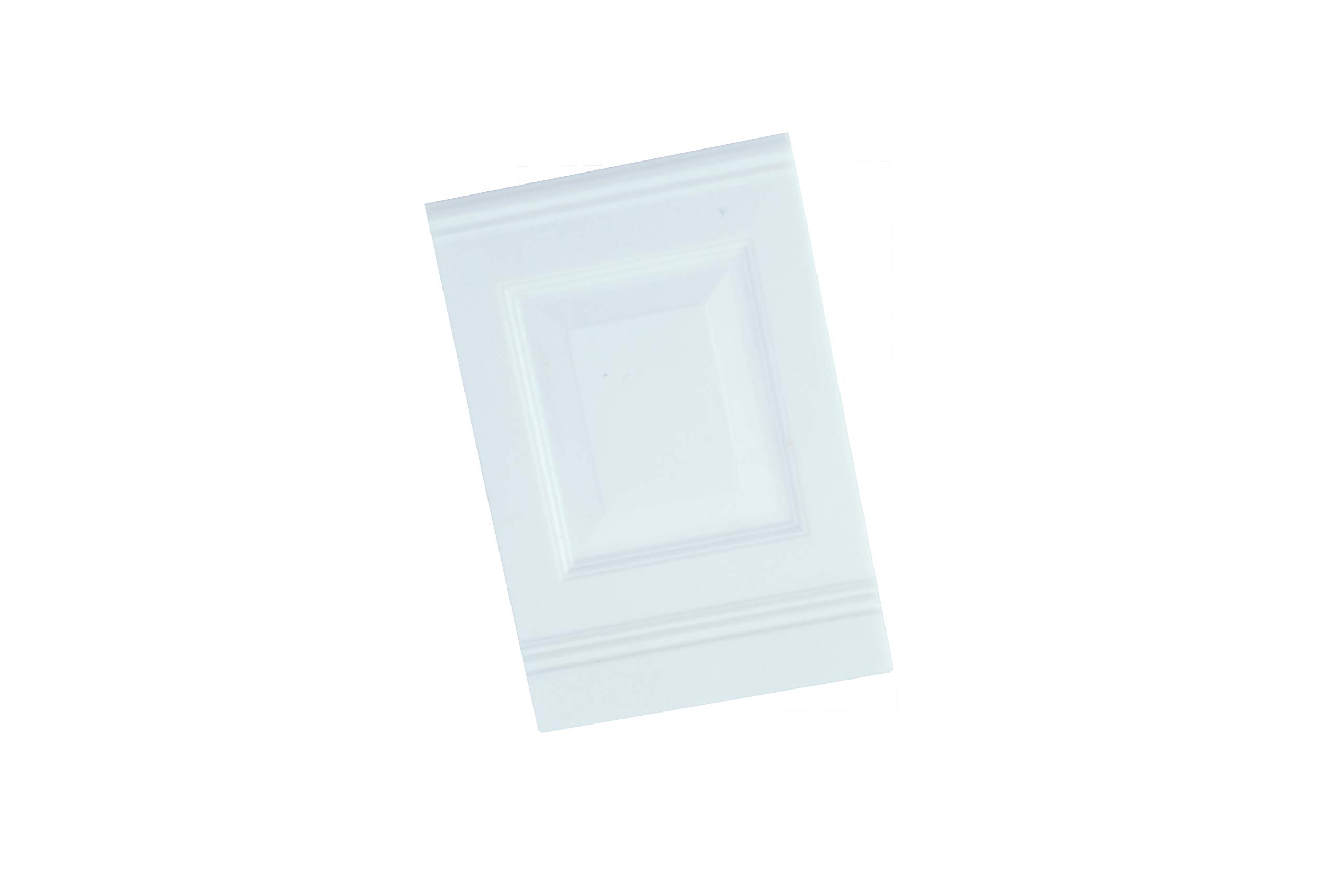 Dolls House Wall Panels, White, Fielded Panels, Pack of 10, 1/12th Scale. (A1001) Free UK Postage