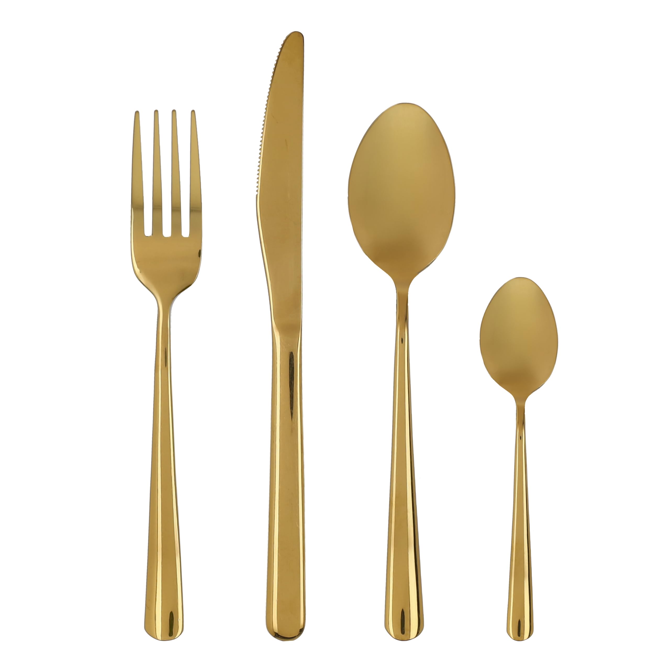 Tognana Element, Servizio 24 posate, acciaio inox 18/0, oro