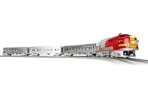 Santa Fe Super Chief Electric O Gauge 5.0 Bluetooth Train Set with Remote