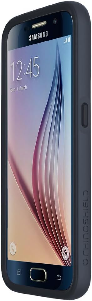 Samsung Galaxy S6 Case [Dark Blue] RhinoShield CrashGuard Bumper [11 Ft Drop Tested] No Bulk [EggDrop Technology] Thin Lightweight Protection