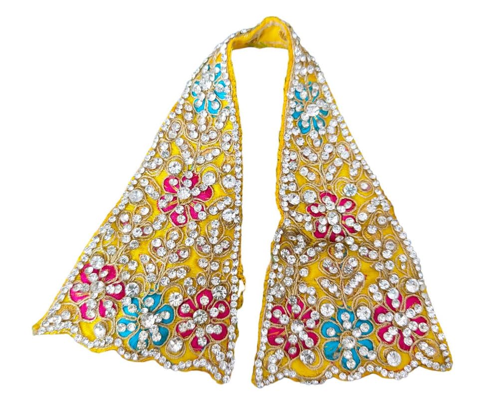 Image of Partish Laddu Gopal Heavy Janamashtmi Dress Size 5 l Ladoo Gopal Dress l Kanha Ji Poshak Size 1 2 4 5 6 (U)