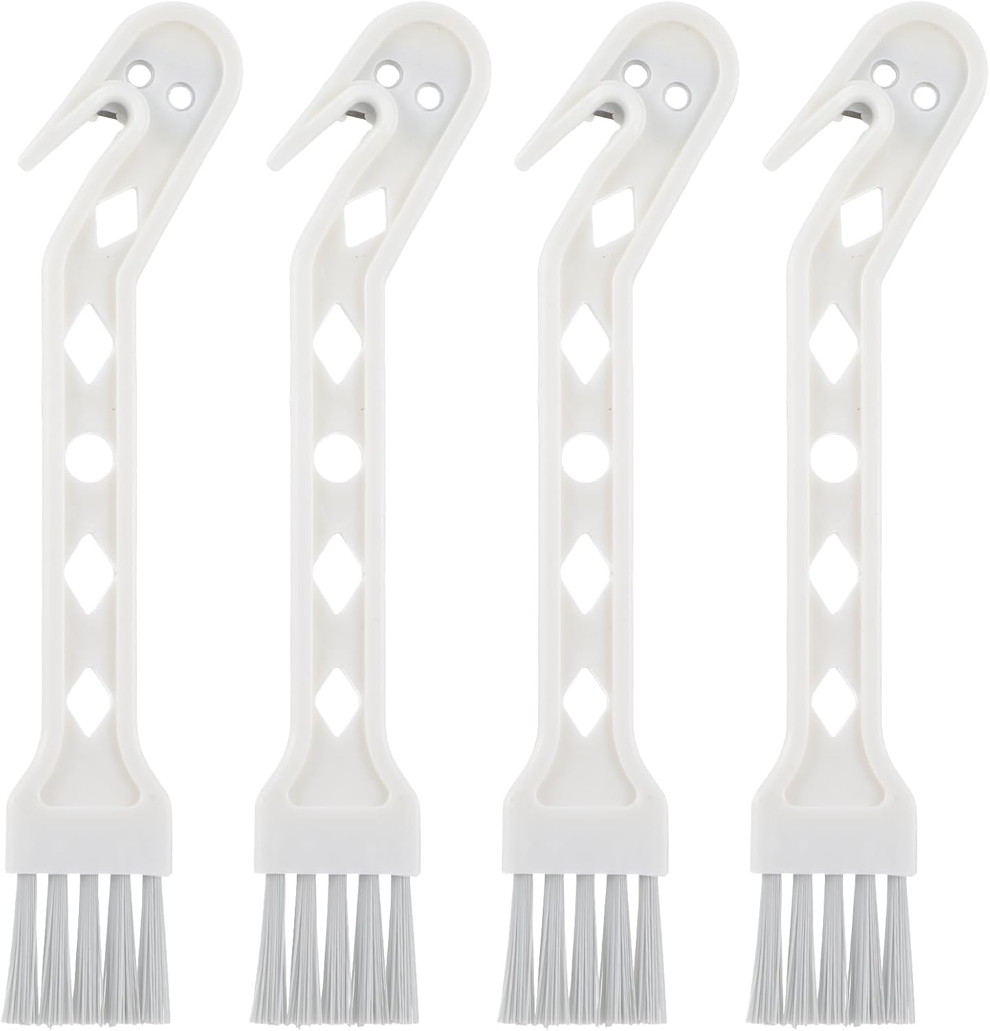 4 Packs Handheld Vacuum Cleaner Brush, Roller Vacuum, Sweeping Robot Cleaner Brushs, Universal Tool Brush ABS Dust 2 in 1 Cleaning Brushs for Sweeping Robot Cleaning Hair/Pet Hair/Dust