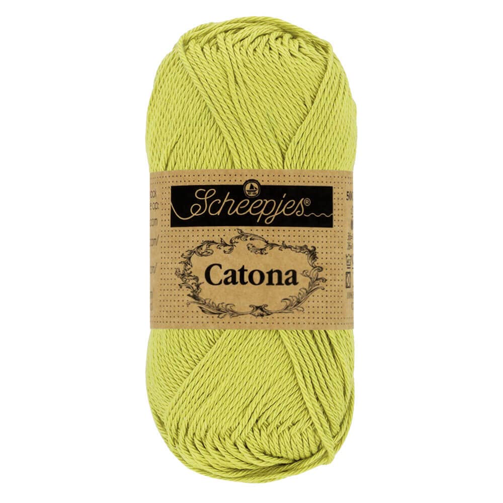 Scheepjes - Scheepjes Catona 512 Lime Yarn - 1x50g