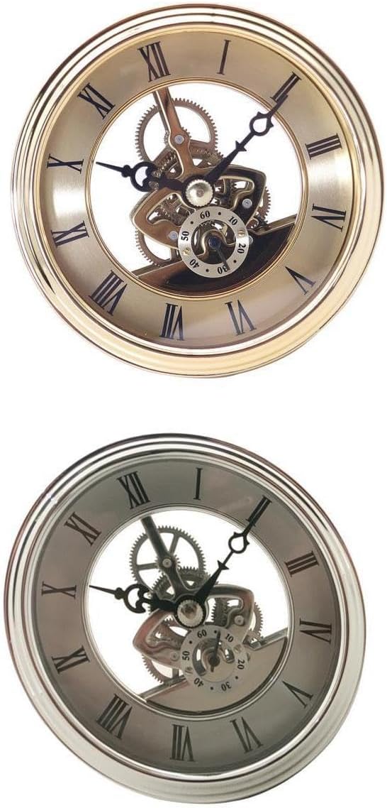 CALANDIS™ 2 Pieces Dial Roman Numeral Watch Quartz Clock Insert Movement DIY Parts | Watches for Parts | Parts Tools & Guides | Watches Parts & Accessories