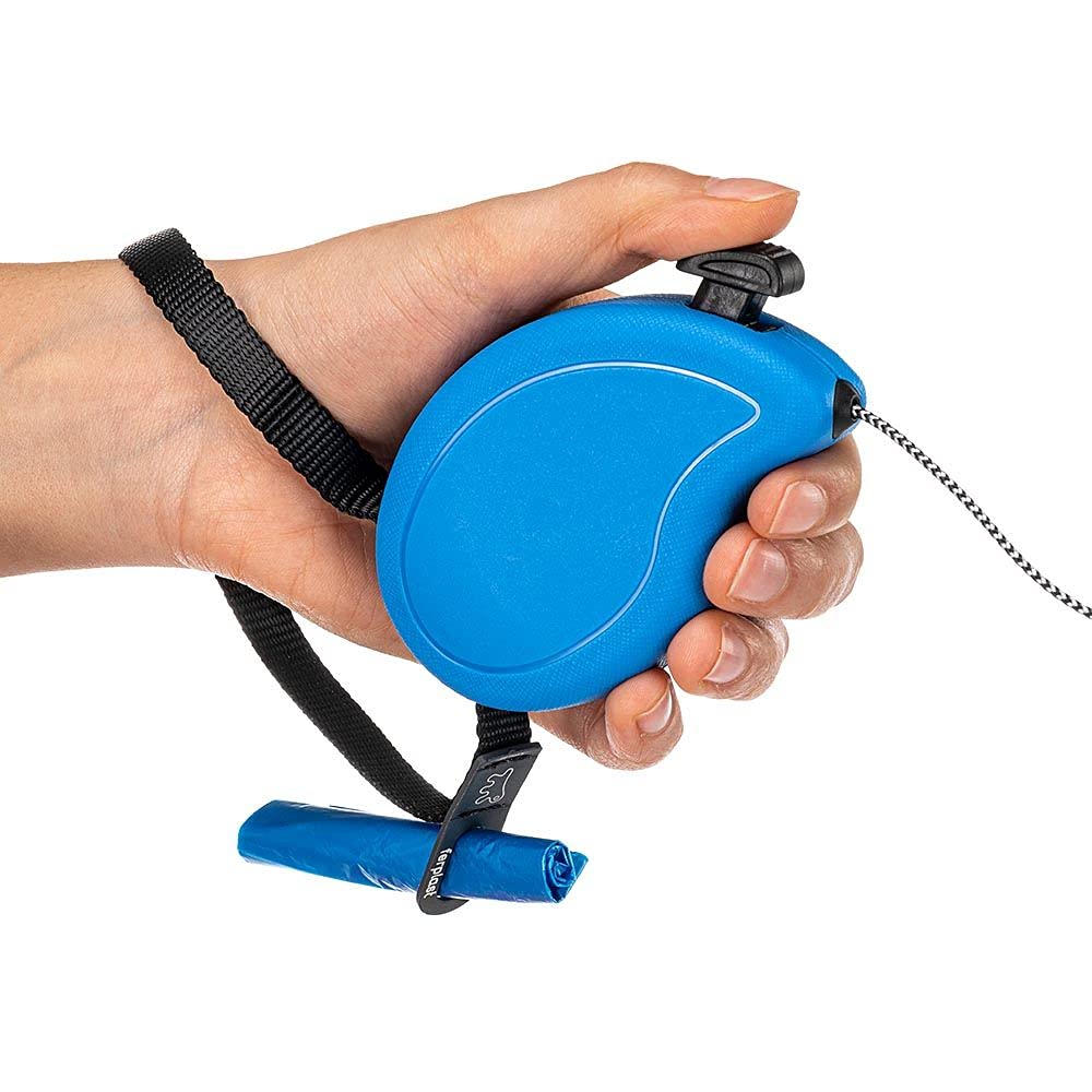 Flexi - hondenriem uitrolriem - rollijn - katrol Large tot 50kg - 8 meter met tape - band - rood