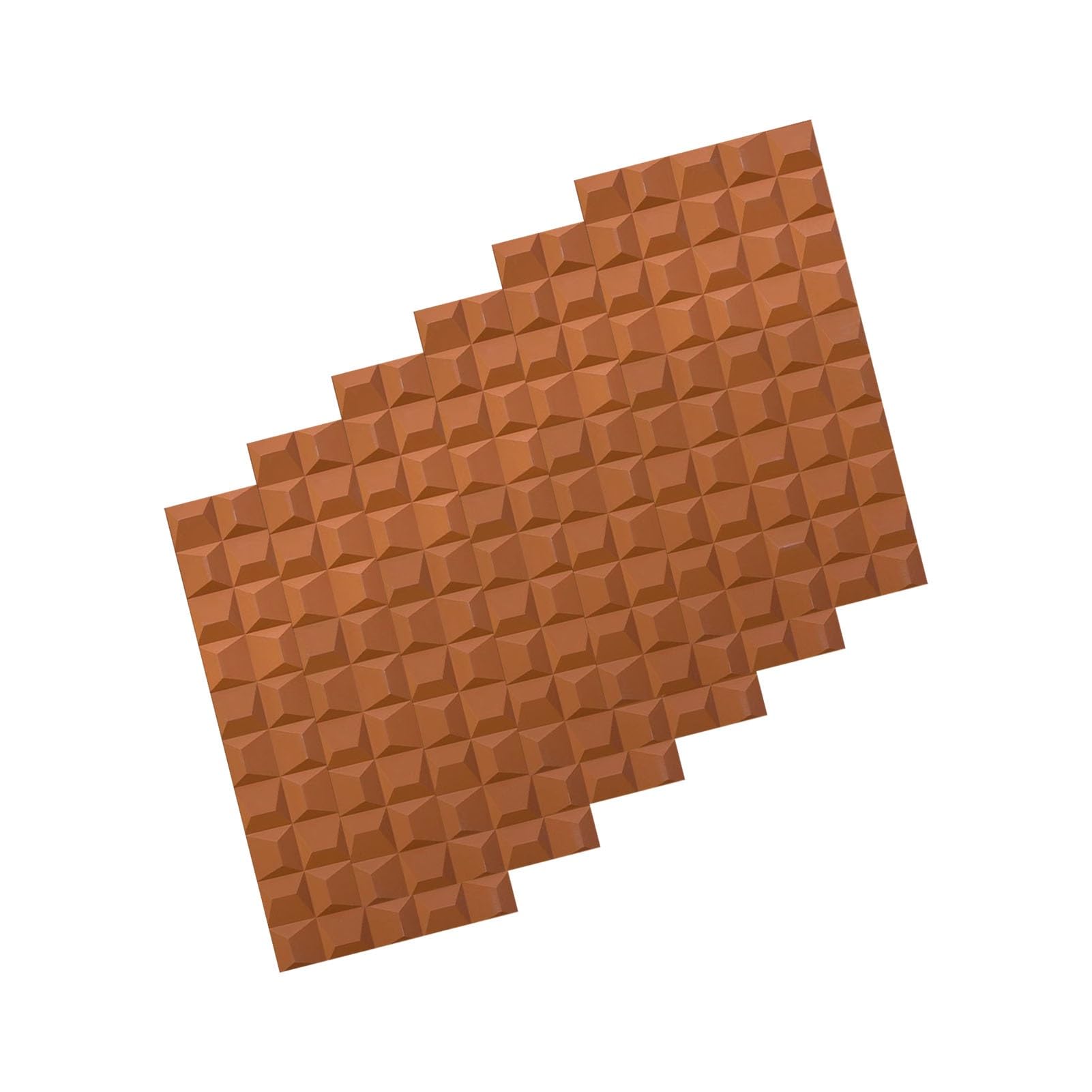 Paneles de pared impermeables con relieve geometrico 3D de alta densidad 8