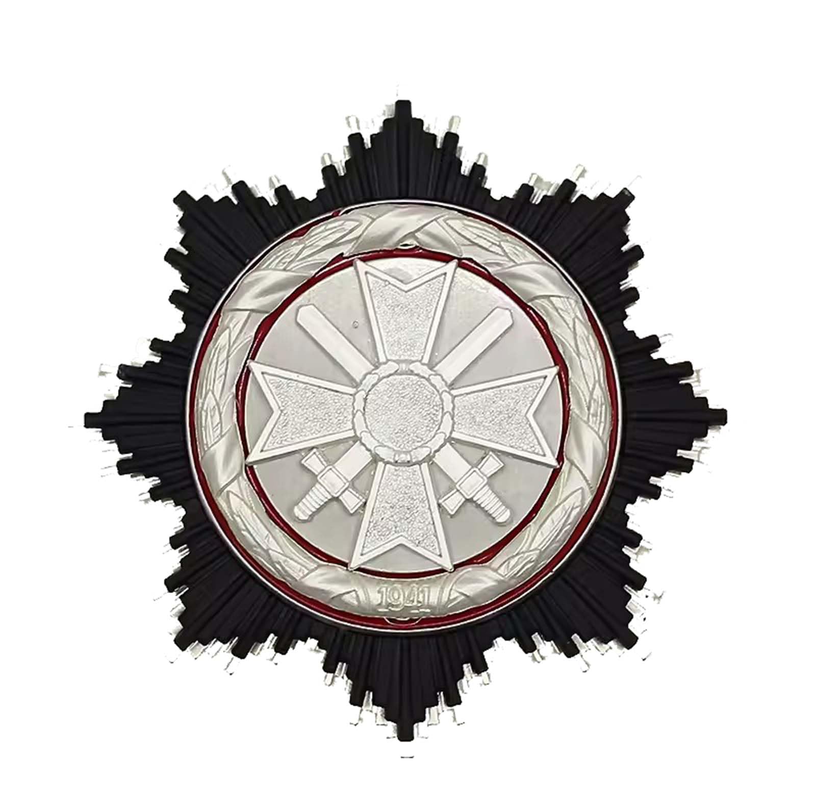Croix Allemande Médaille Broche DOGOZ 1957 pour costume historique