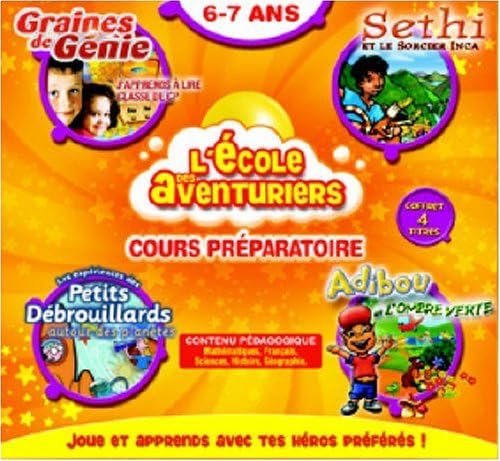L’École Des Aventuriers CE1 CE2 PC, Jeu éducatif (Zoombinis, Graines De Génie Anglais), FR