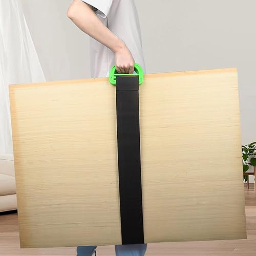 Miniatura 4 de Correas móviles ajustables que soportan hasta 400 libras, de mano para muebles, cajas, leña, electrodomésticos, bancos, 1 paquete