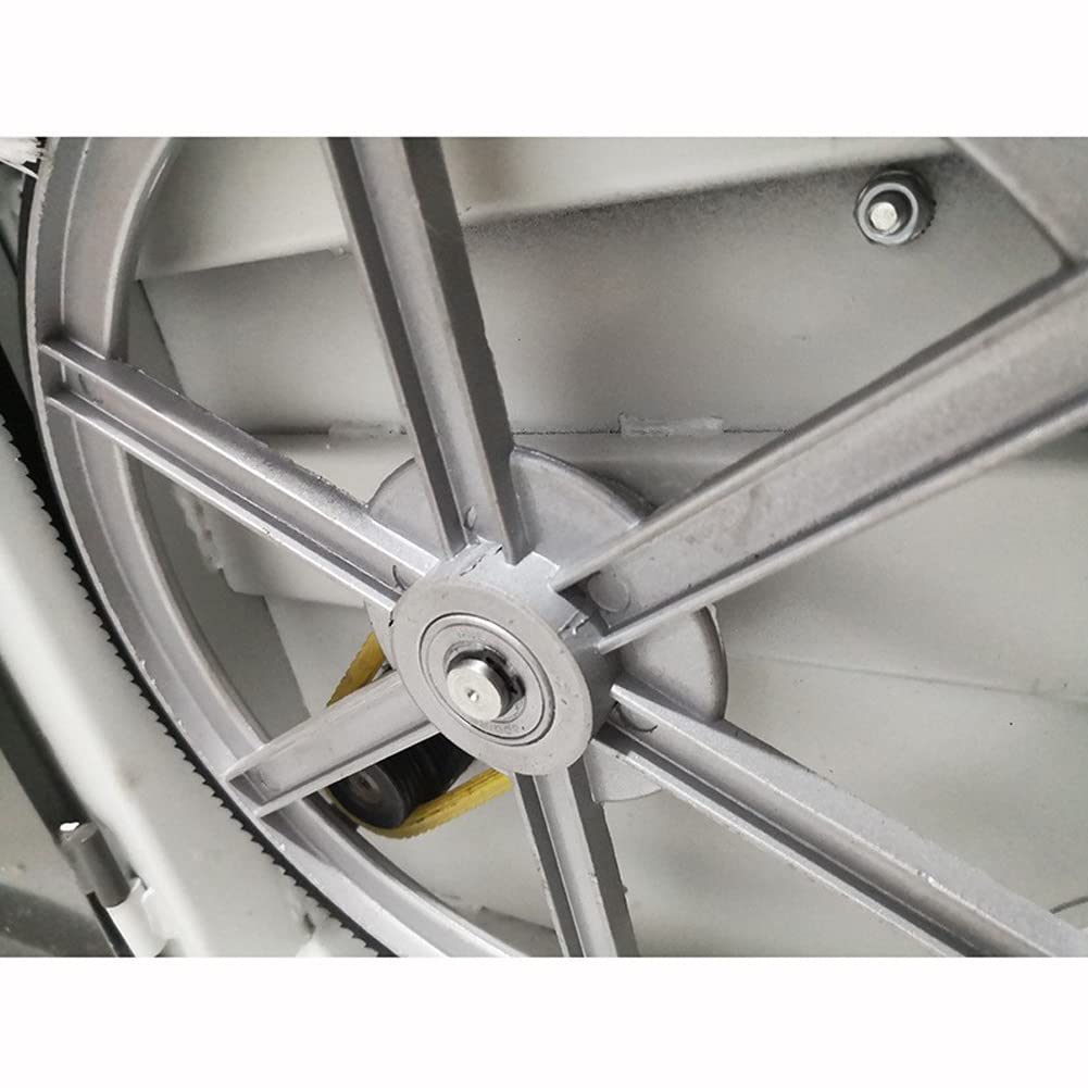 The Lord Of The Tools Lot De 2 Anneaux En Caoutchouc Pour Scie à Ruban De 20,32 Cm - Pour Le Travail Du Bois - Roue De Défilement Compatible Avec Les Pièces De Rechange De Scie à Ruban HBS20