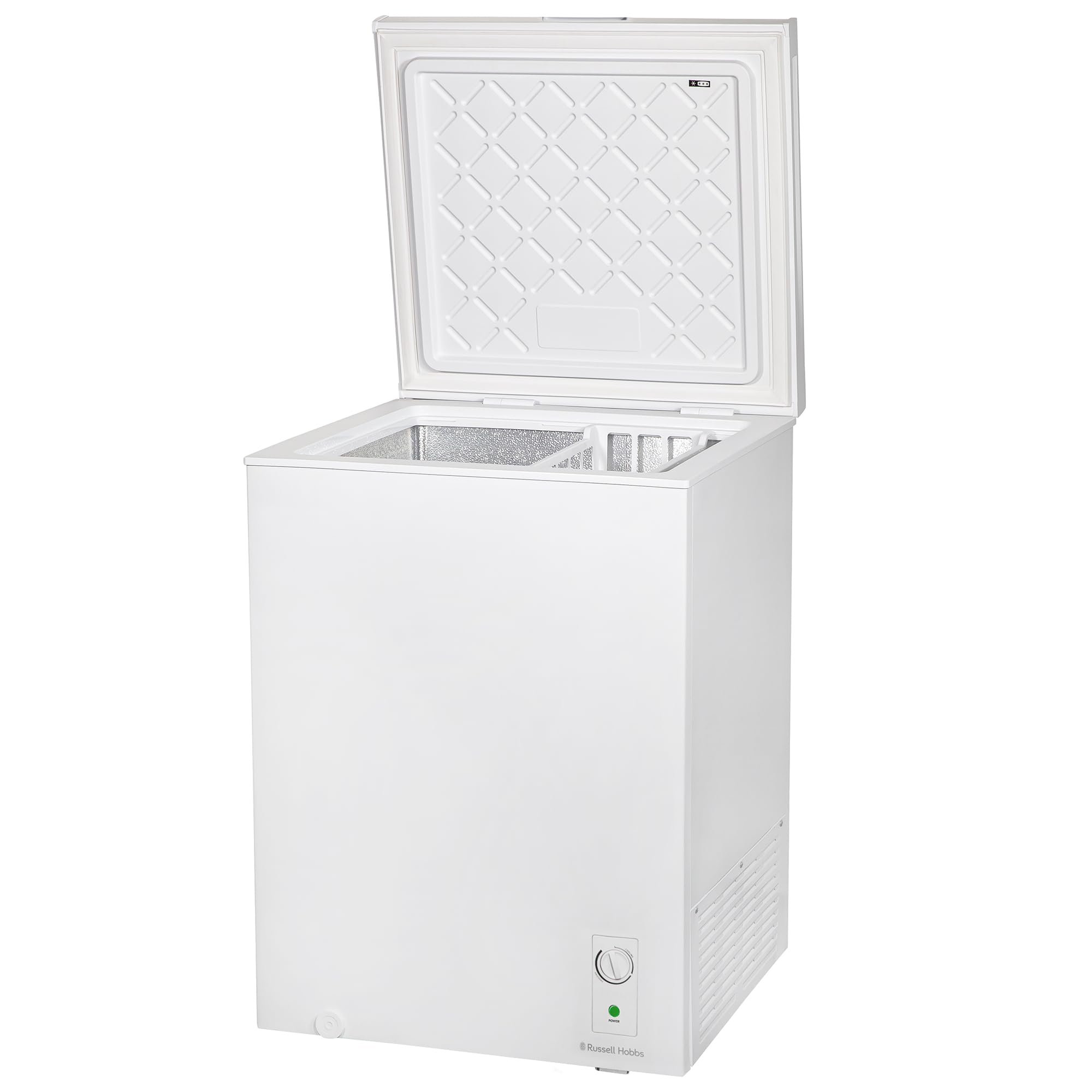 Russell Hobbs White Chest Freezer 198L Freestanding with 5 Year Warranty, Adjustable Thermostat, Chill or Freeze Function, 4 Star Freezer Rating & Suitable for Outbuildings & Garages RH198CF0E1W — view 22