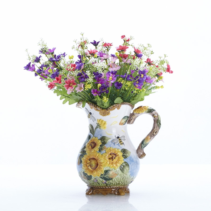 Bumble Bee Pitcher /Vase Giant 10 Cups /51 Oz Or Add Flowers For A Vase - View #14