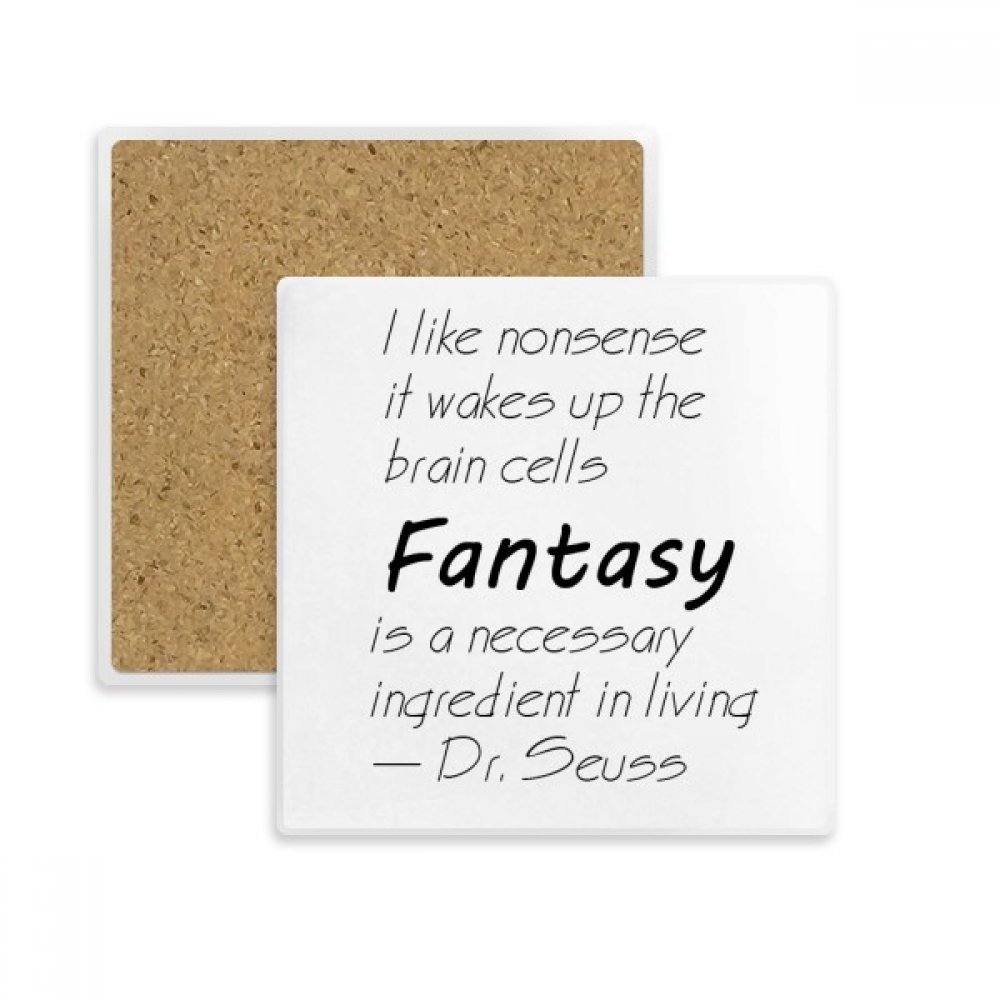 Coaster Tasse Porte-Pierre Fantasy Absorbent Absorbant Carré pour Boisson