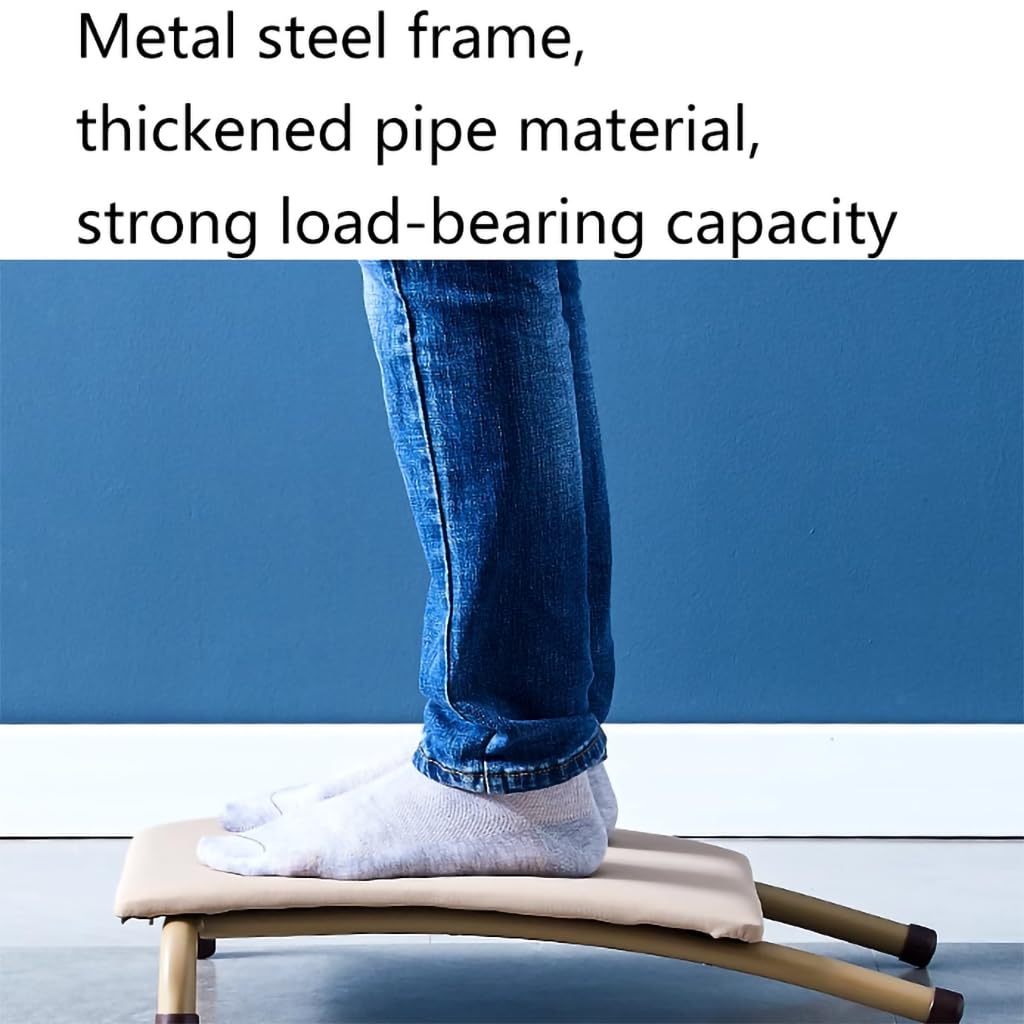 Sedia da Yoga Sedia ausiliaria da Yoga con Supporto Lombare per la Schiena Sedia da Yoga Senza Schienale Struttura in Acciaio Metallico Sedia da Yoga Portatile Pieghevole Sedia da Yoga Iyengar