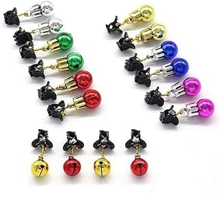 12pcs/Set Christmas Beard Lights Beard Bauble Ornaments Colorful Holiday Decoration for Men(Style 2)