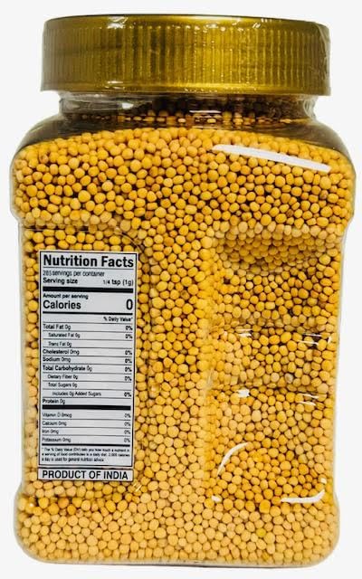 Miniatura 2 de Desi Kitchen - Semillas de mostaza amarilla (Pili Sarson) 10 oz (285 g)