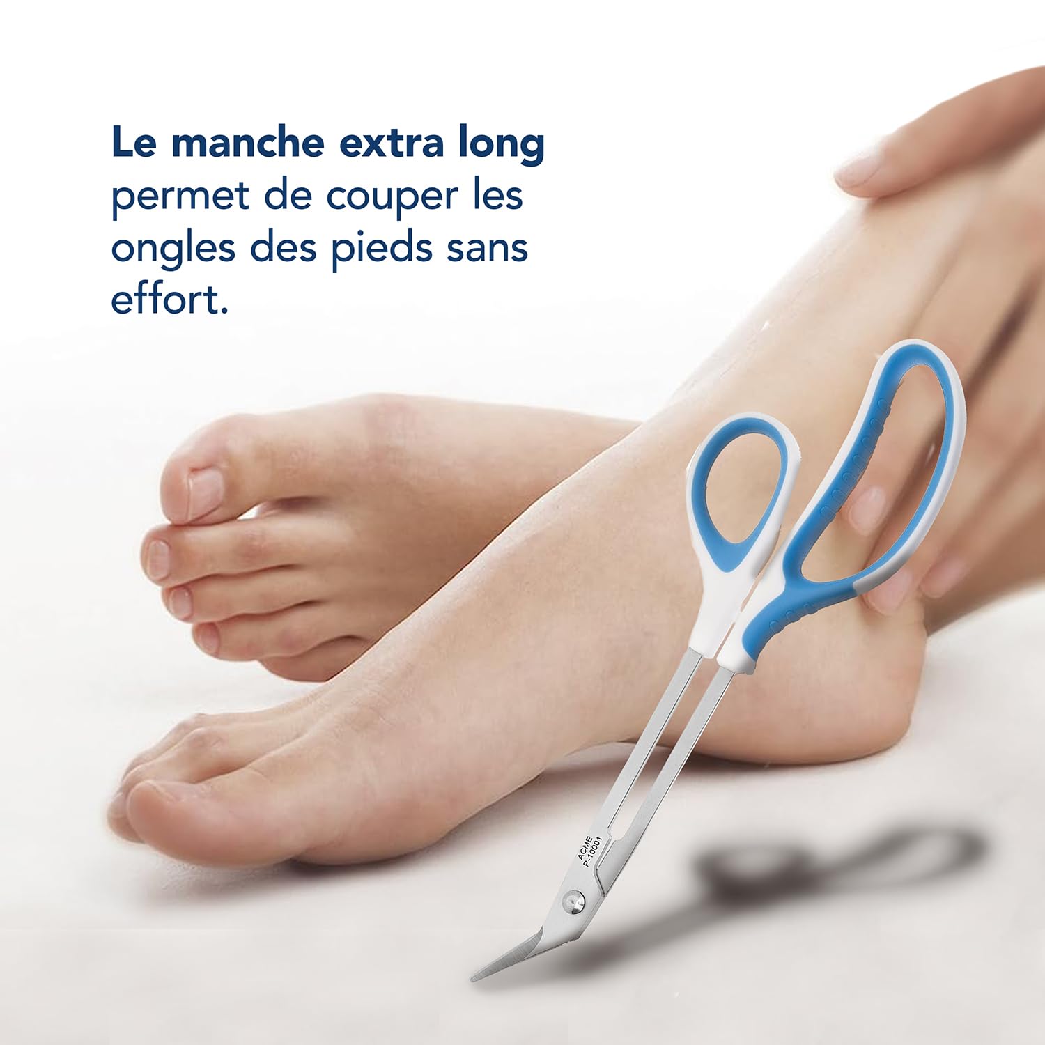 Ciseaux pour ongles avec poignée extra longue
