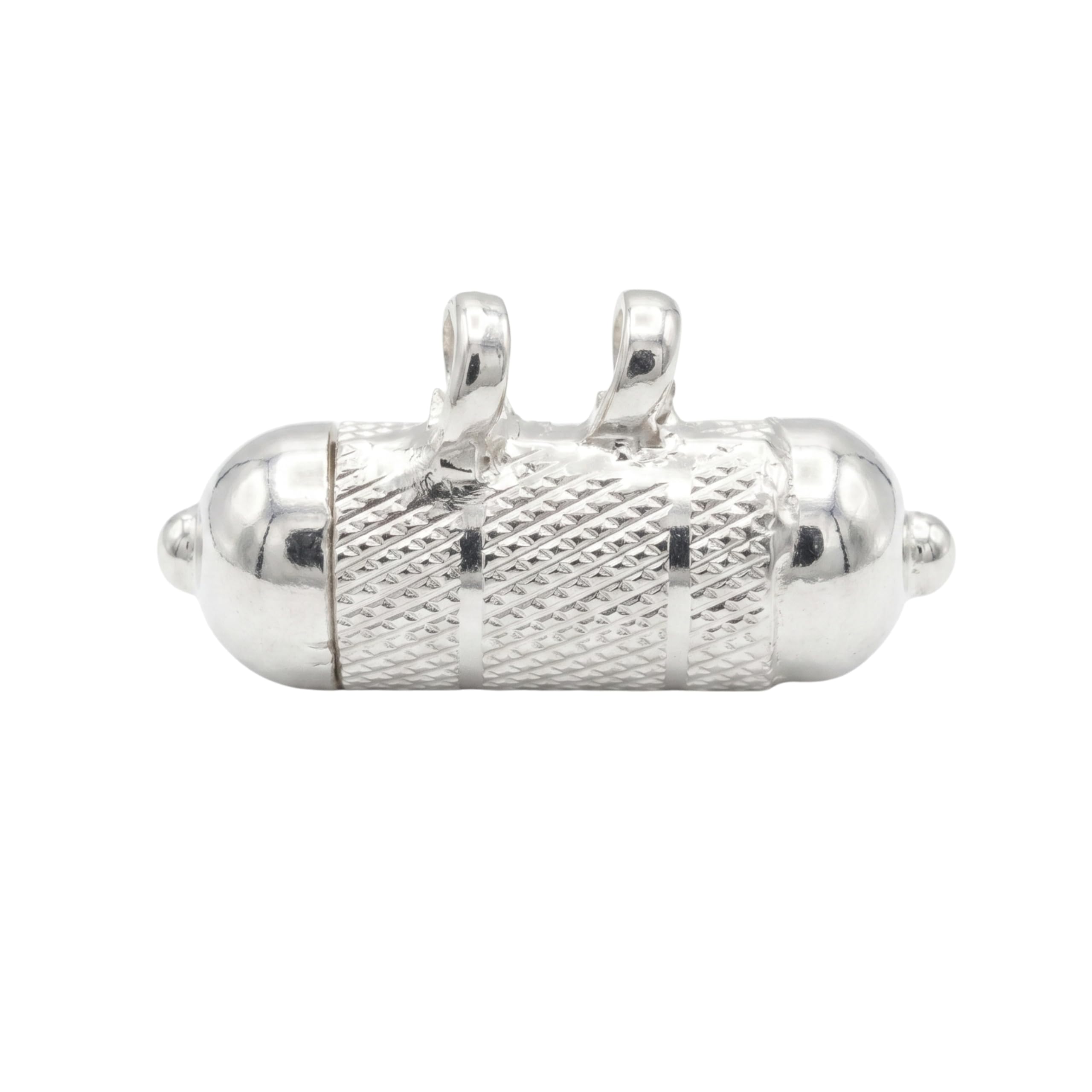 Pure Silver Swastik Yantra Kavach Pendant | Handwritten Shabar on Bhojpatra Locket Amulet for Men & Women | Tabij 3 gm-image-4