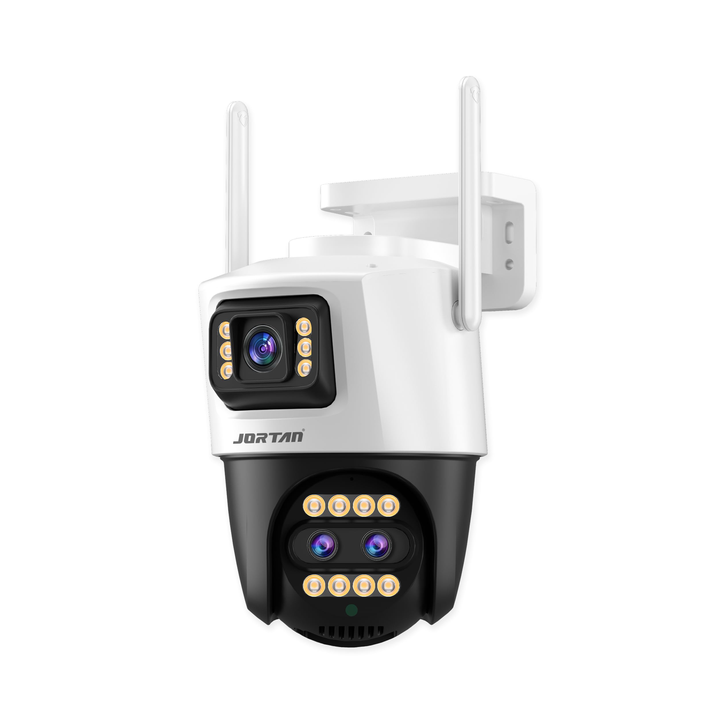 Gun-Ball Linkage JTZ-9999PRO Videosorveglianza Camera con Triplo Sensore 4MP, Dual Zoom, Codifica H.265AI, Visione Notturna IR-CUT, Audio Bidirezionale, Rilevamento Umano e Connettività