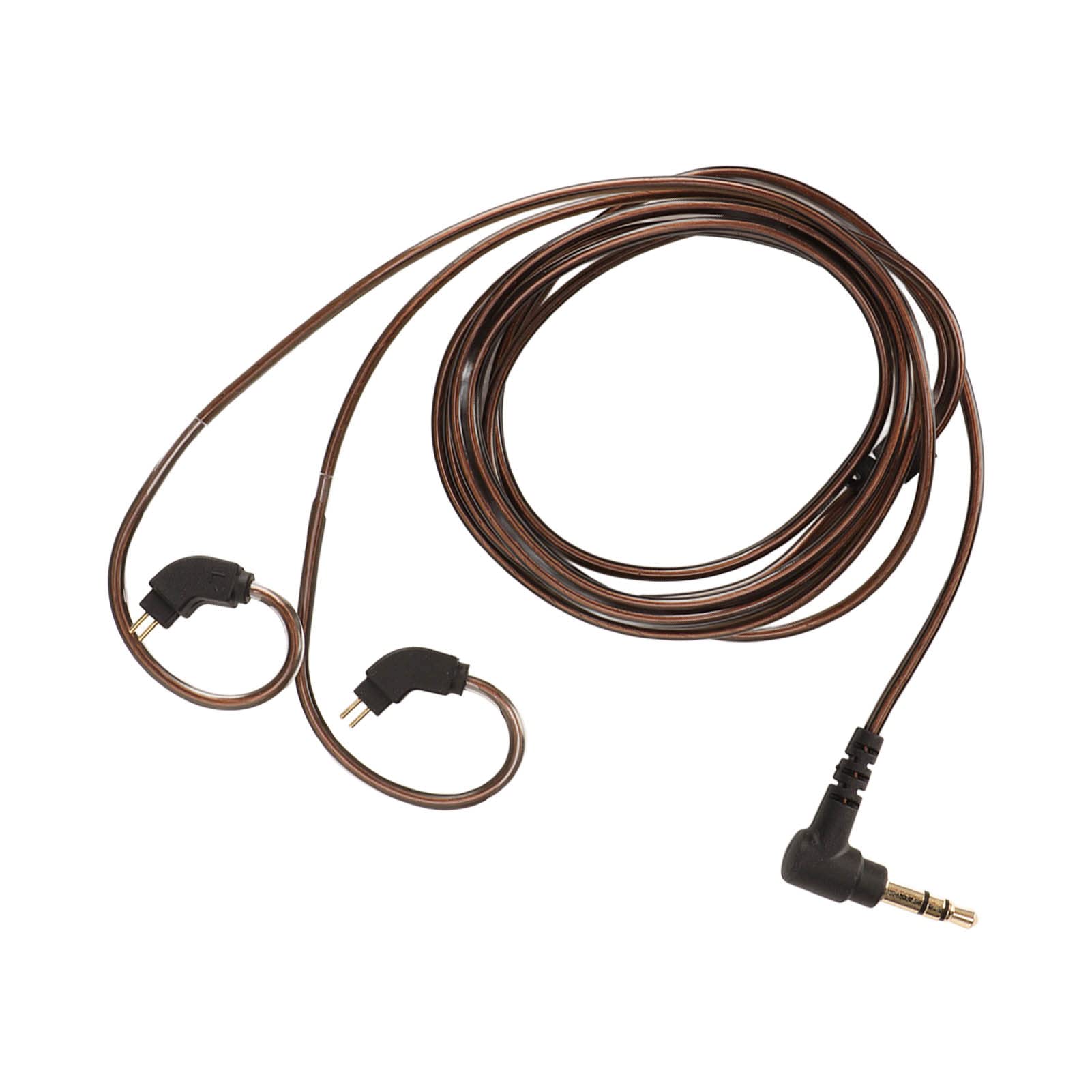 KIMISS 2-pinowy Kabel do Aktualizacji Słuchawek 0,78 Mm, Wymienny Przewód z wtyczką 3,5 Mm do Słuchawek Dousznych i Słuchawek Kompatybilny z 1964, AS10 AS06 ZST ZS3AS10
