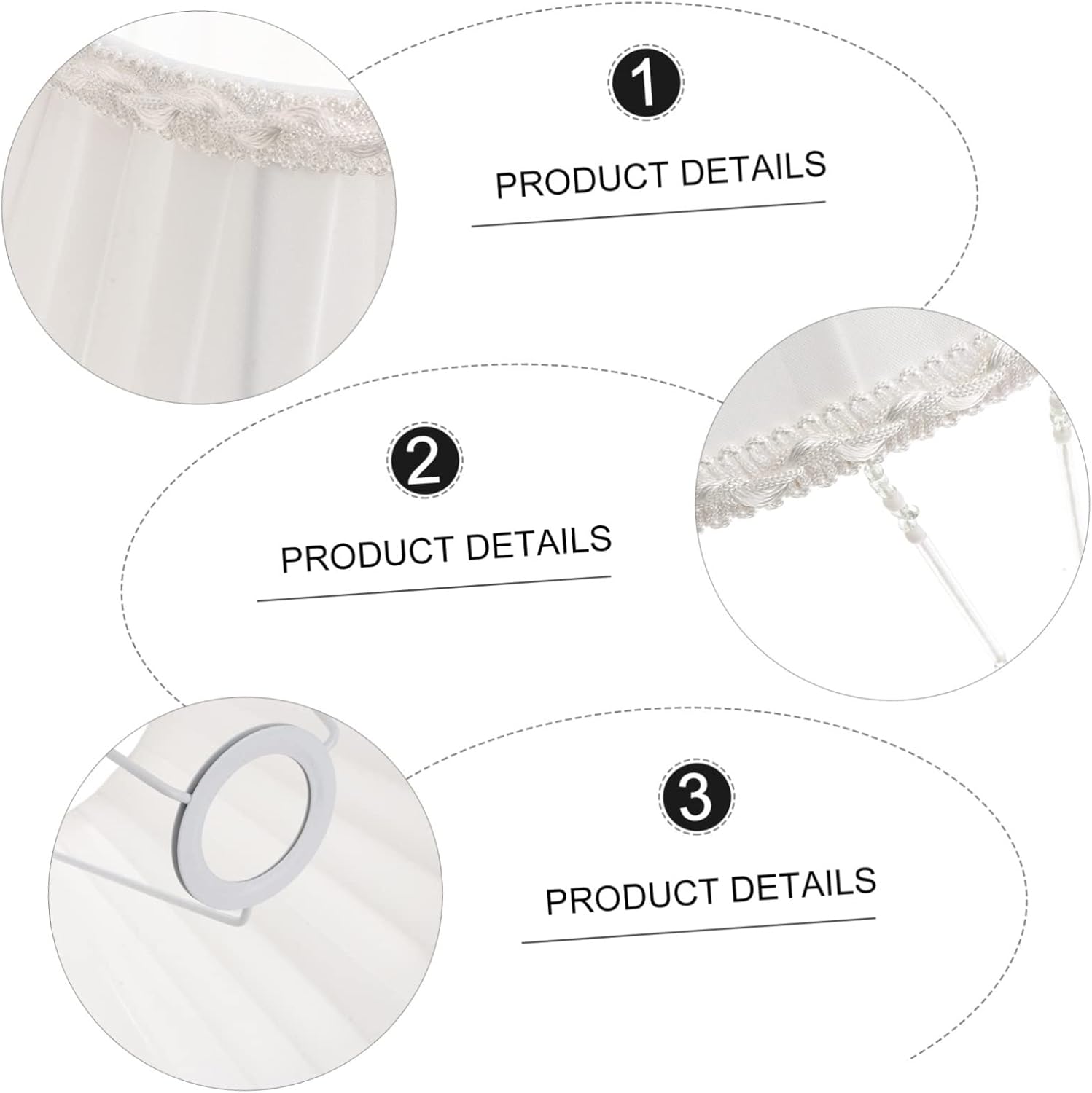 Gadpiparty 1pc Quality Cloth Lampshade Practical European Design for Table Floor Light Decorative Cover Warm Brightness