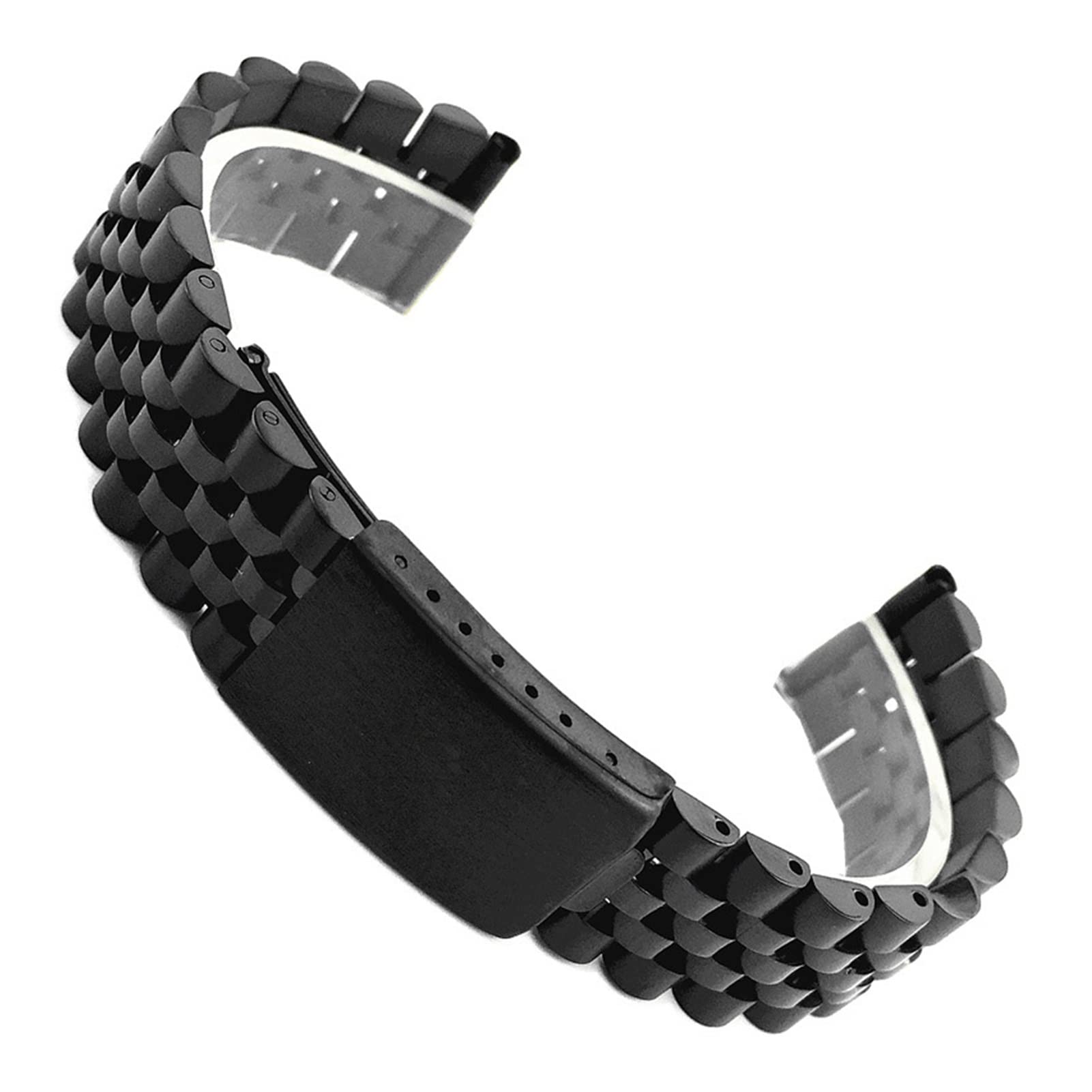 YINGO 18mm 20mm 22mm Cassetti cinturini in metallo braccialetto argento Acciaio inox lucido Acciaio in acciaio inox Accessori di ricambio