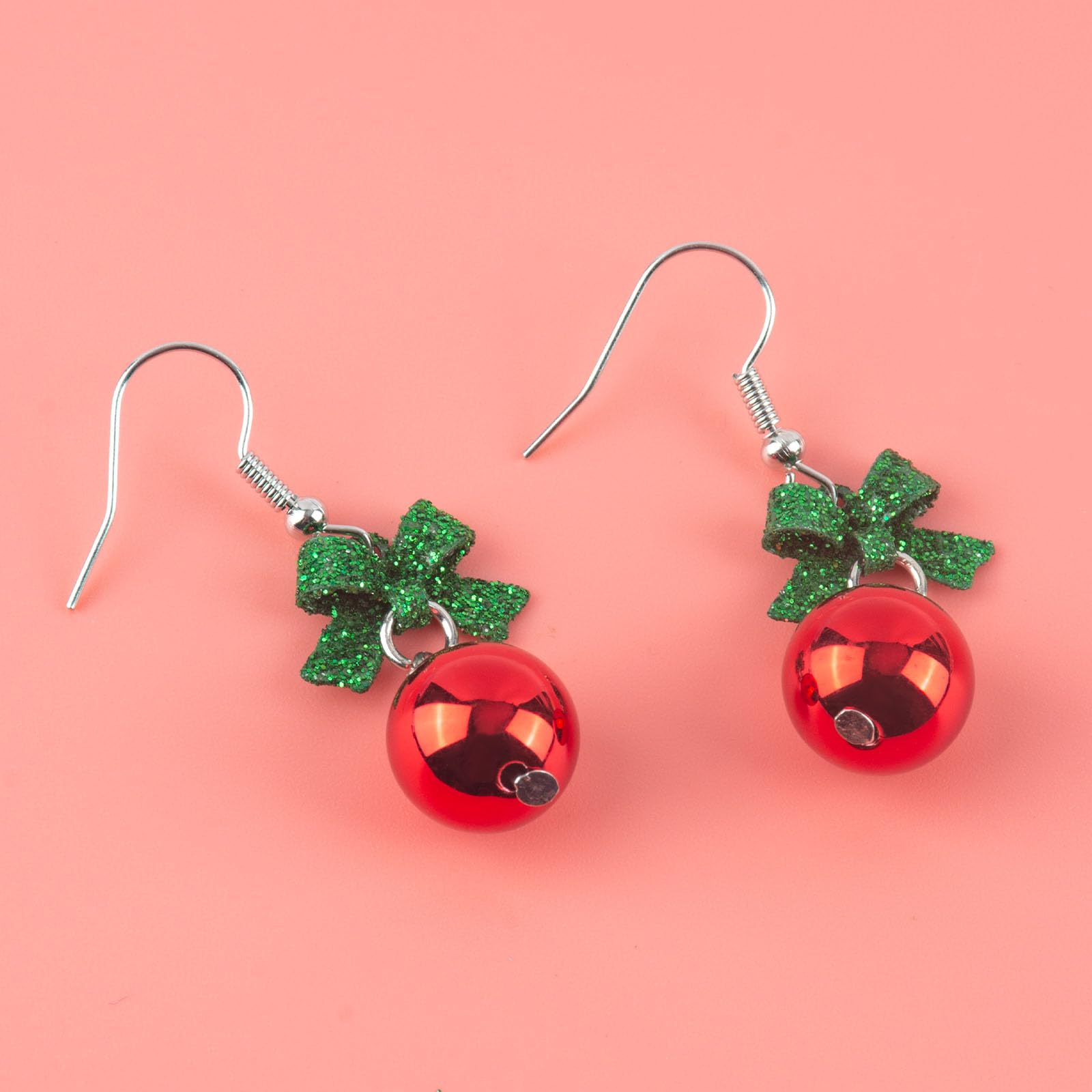 GWAWG Pendientes Navideños, Pendientes Colgantes, Pendientes Navidad Mujer, Joyas de Regalo para Ella