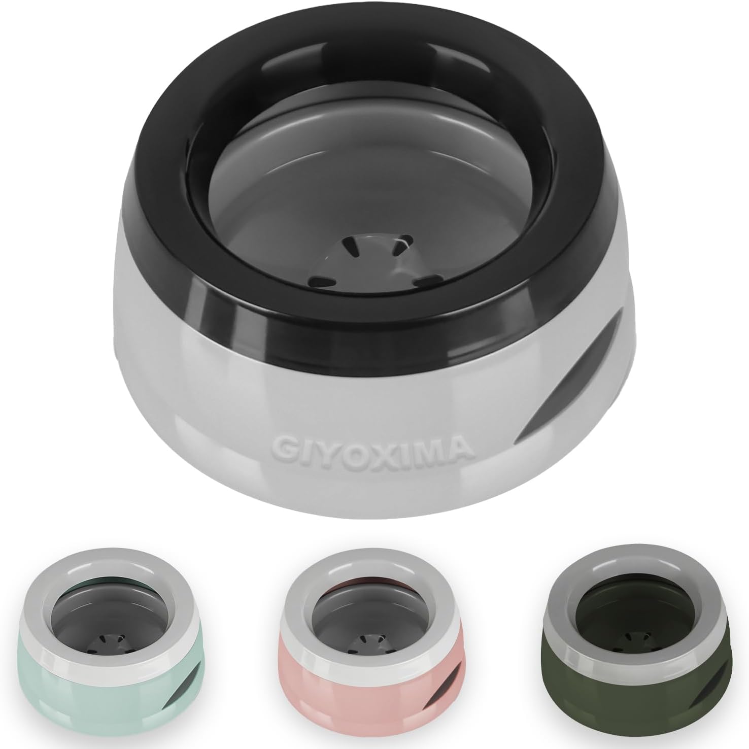 25oz No-Splash Dog Water Bowl – Slow Feed, Portable & Non-Slip for Pets