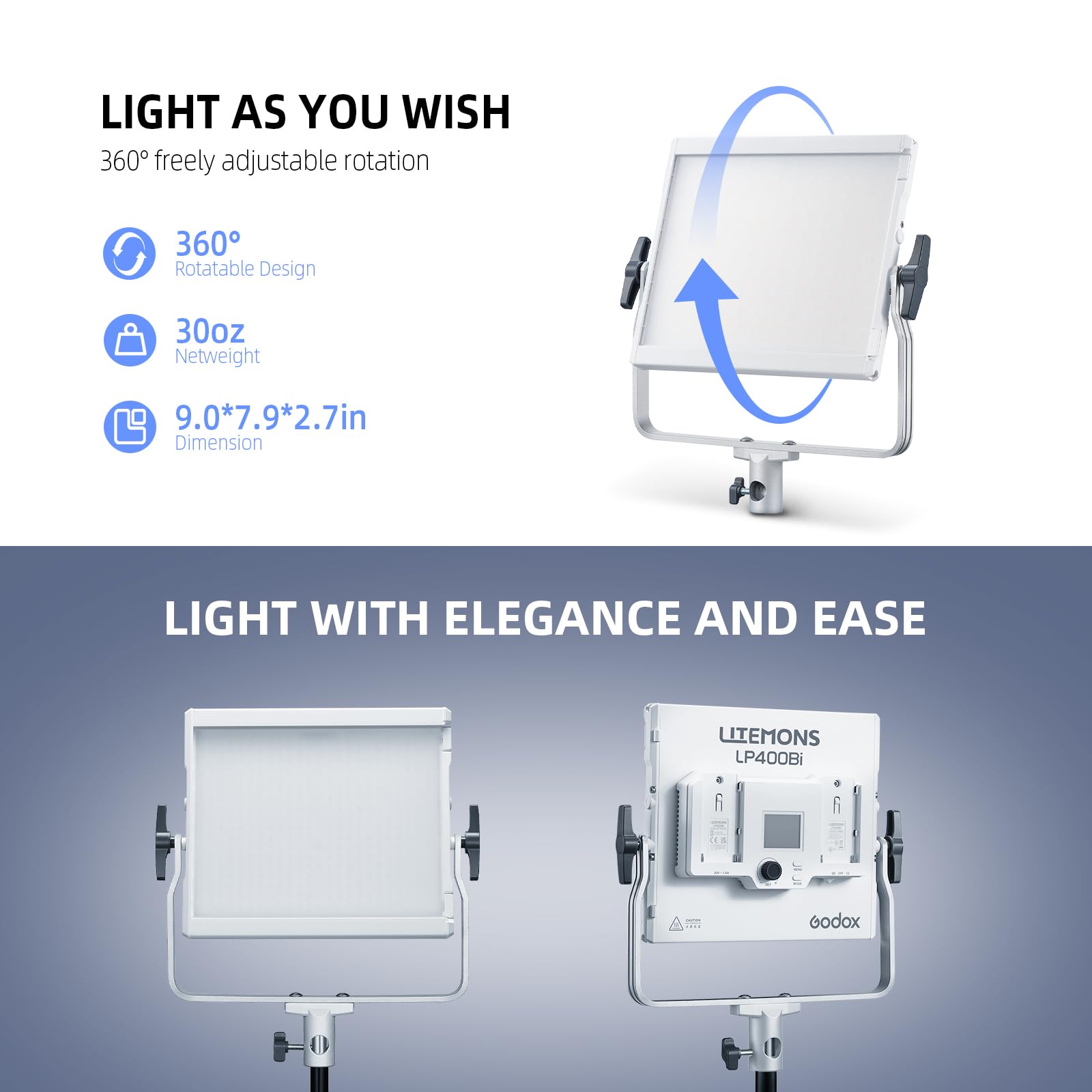 ◆コイズミ◆LED照明器具◆5点◆AD49628L◆Z-2601DL33◆ Amazon.com : GODOX LITEMONS LP400Bi LED Video Light, CCT Bicolor