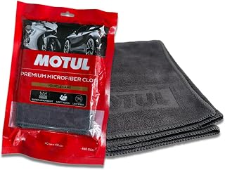 Motul Microfibre Cleaning Cloth 460 GSM – Ultra Soft, High Absorbency, Scratch-Free, Reusable Multipurpose Cloth for Car, ... Price In India