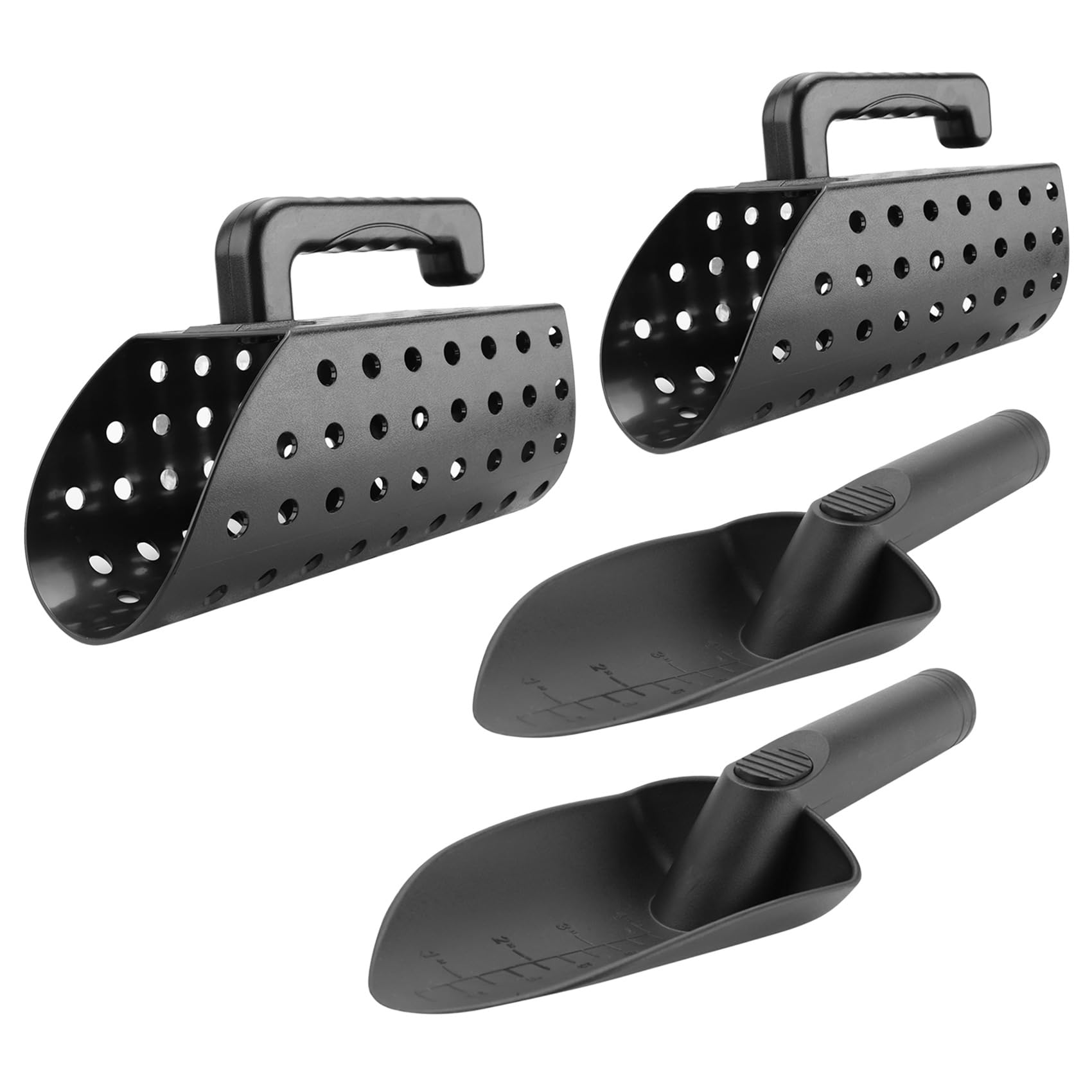 Owaefuqoir 4Pcs Sand Scoop And Shovel Accessories For Metal Detecting And Treasure Hunting