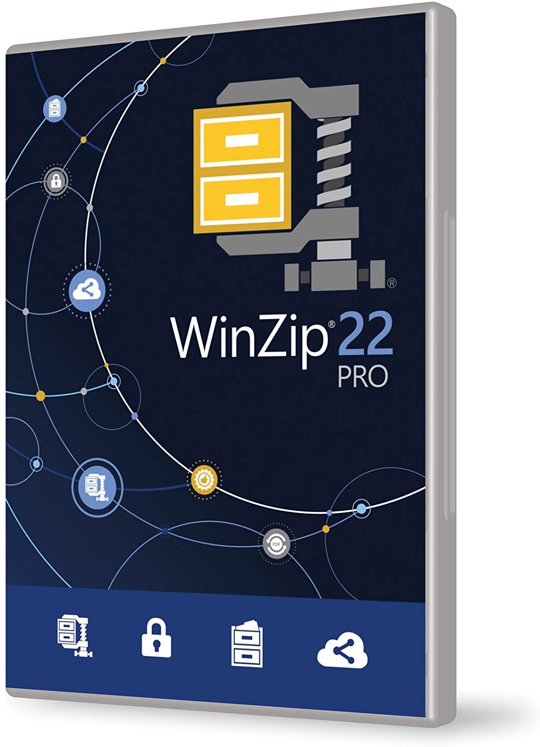 Corel WinZip 22 Pro | Retail License | DVD Media + Activation Key | Lifetime License | Retail Package | One Device