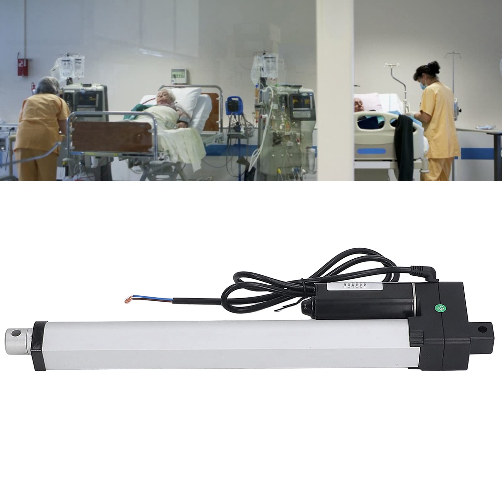YWBL-WH Actuadores Eléctricos de Carrera de 3000N, 400mm, 660LBS, Actuador de Movimiento Lineal de bajo Ruido, Accesorio de Actuador Lineal (24V)