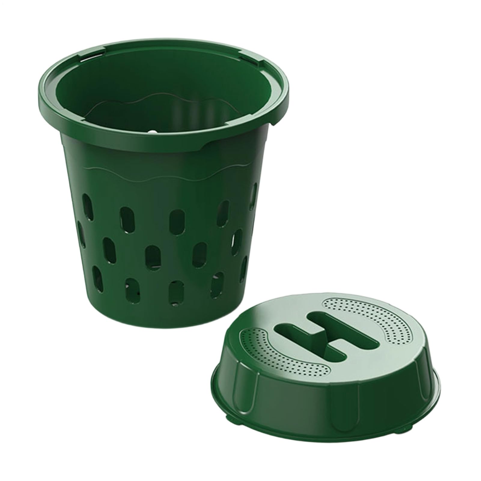 Compostador enterrado – Producción de fertilizantes en el suelo, contenedor enterrado para compostaje con lombrices de tierra | Para camas elevadas, patio, vivero, granja, principiantes y