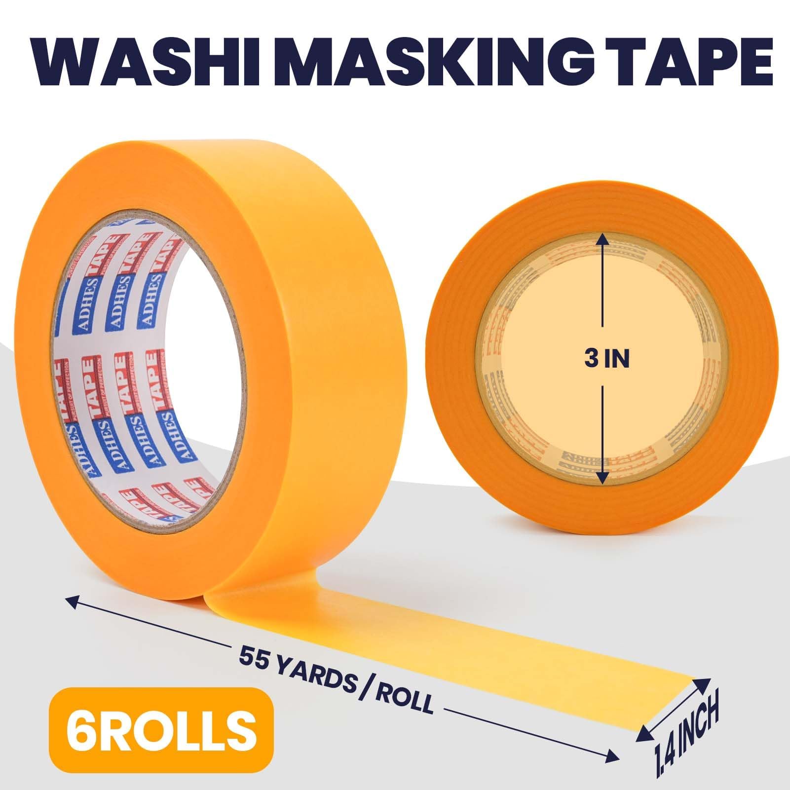 ADHES Ruban De Masquage De Peinture 15 Jours UV Résistant Washi Tape Set,