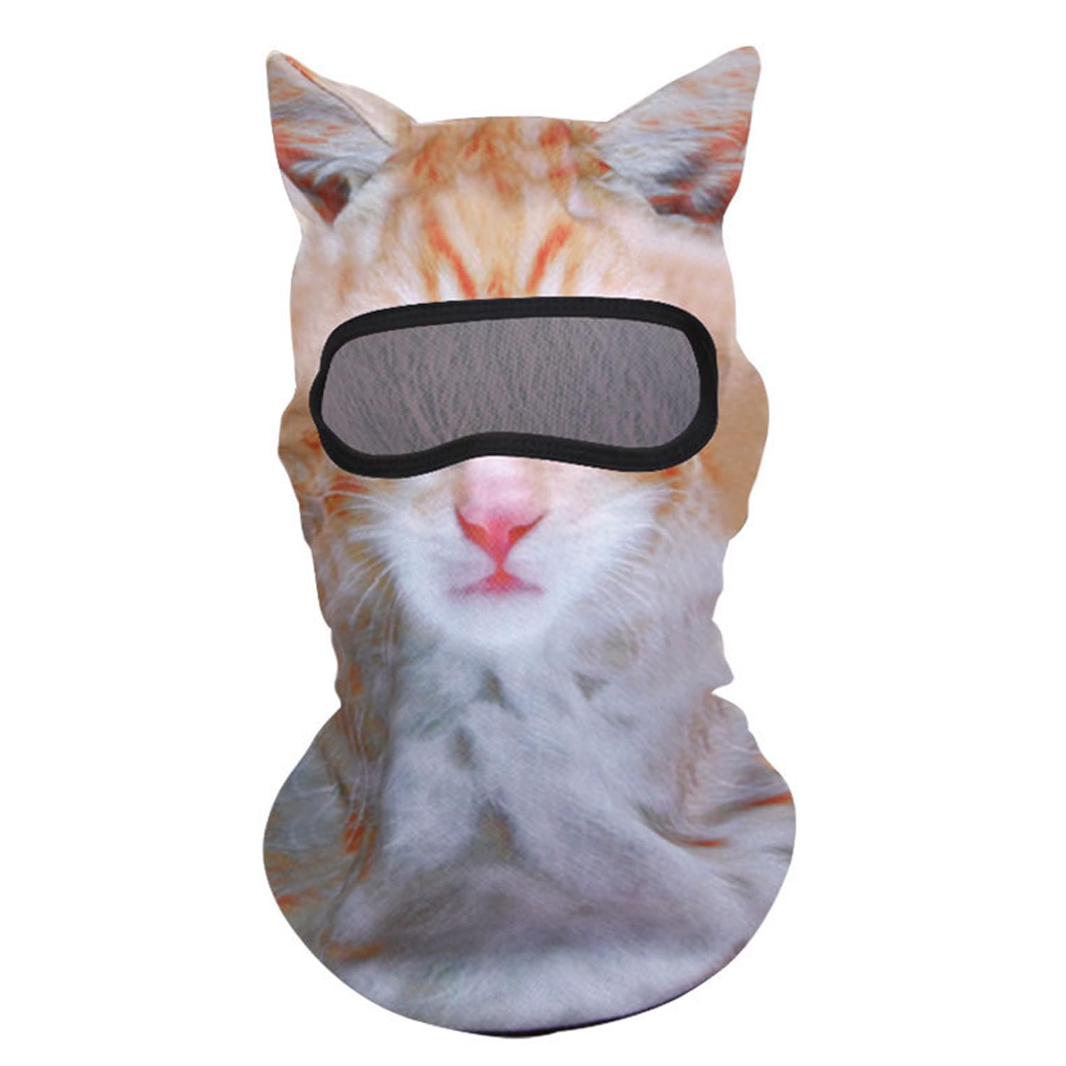 3D Cat Ski Balaclava Sheisty Face Mask with Ears Cute Animal Christmas Music Festivals Party Raves Face Cover