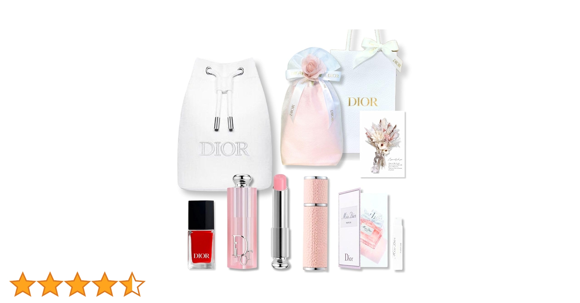 ギフトセット　Miss Dior 香水 & Dior Lip Glow リップ Amazon.co.jp: 【セット品・ラッピング済み】DIOR ディオール
