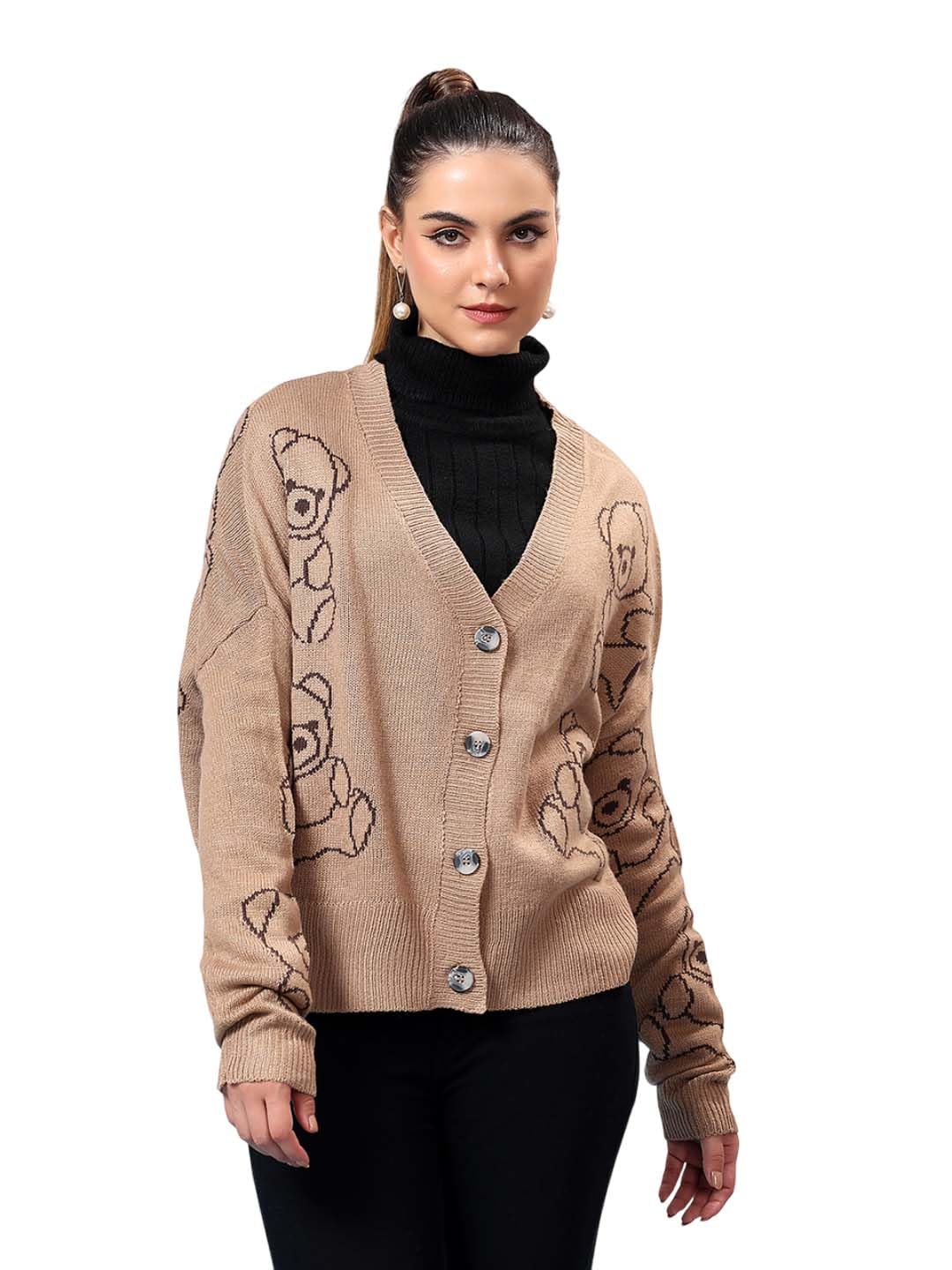 kotty Women's Cotton Blend Modern Pullover Sweater-picture-42