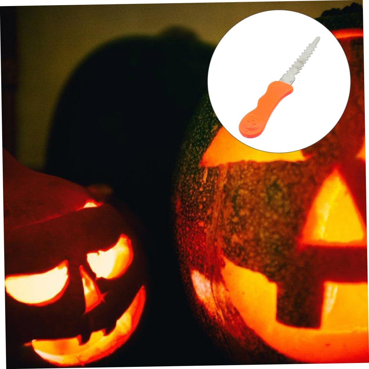 1pc Halloween Pumpkin Carving Tool Professional Stainless Steel Sculpting Tools for Creative Designs Lightweight Compact for Safe Use for Decorations Parties