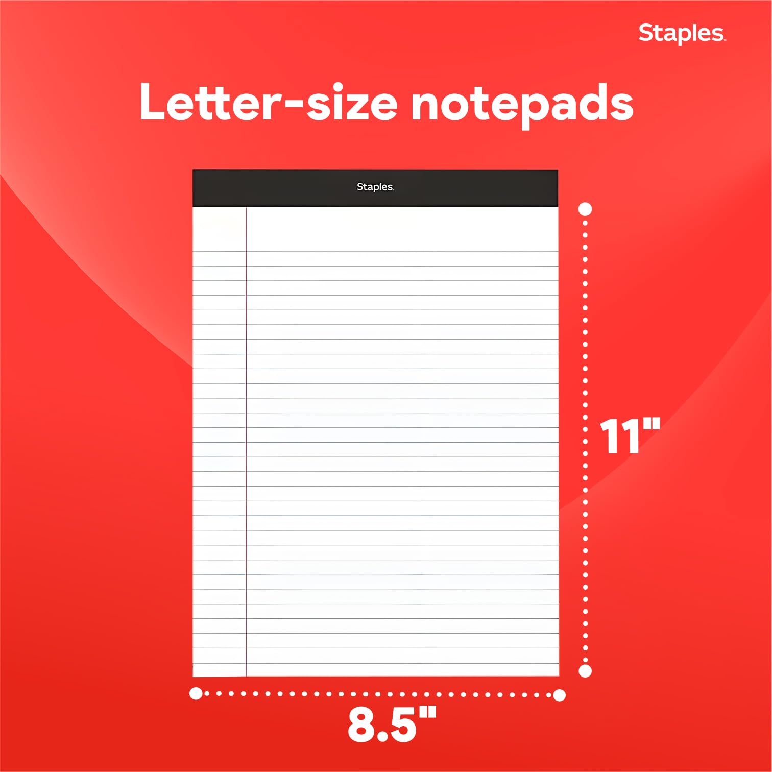 Amazon.co.jp: Staples 163865 メモ帳 幅8.5インチ X 幅11.75インチ