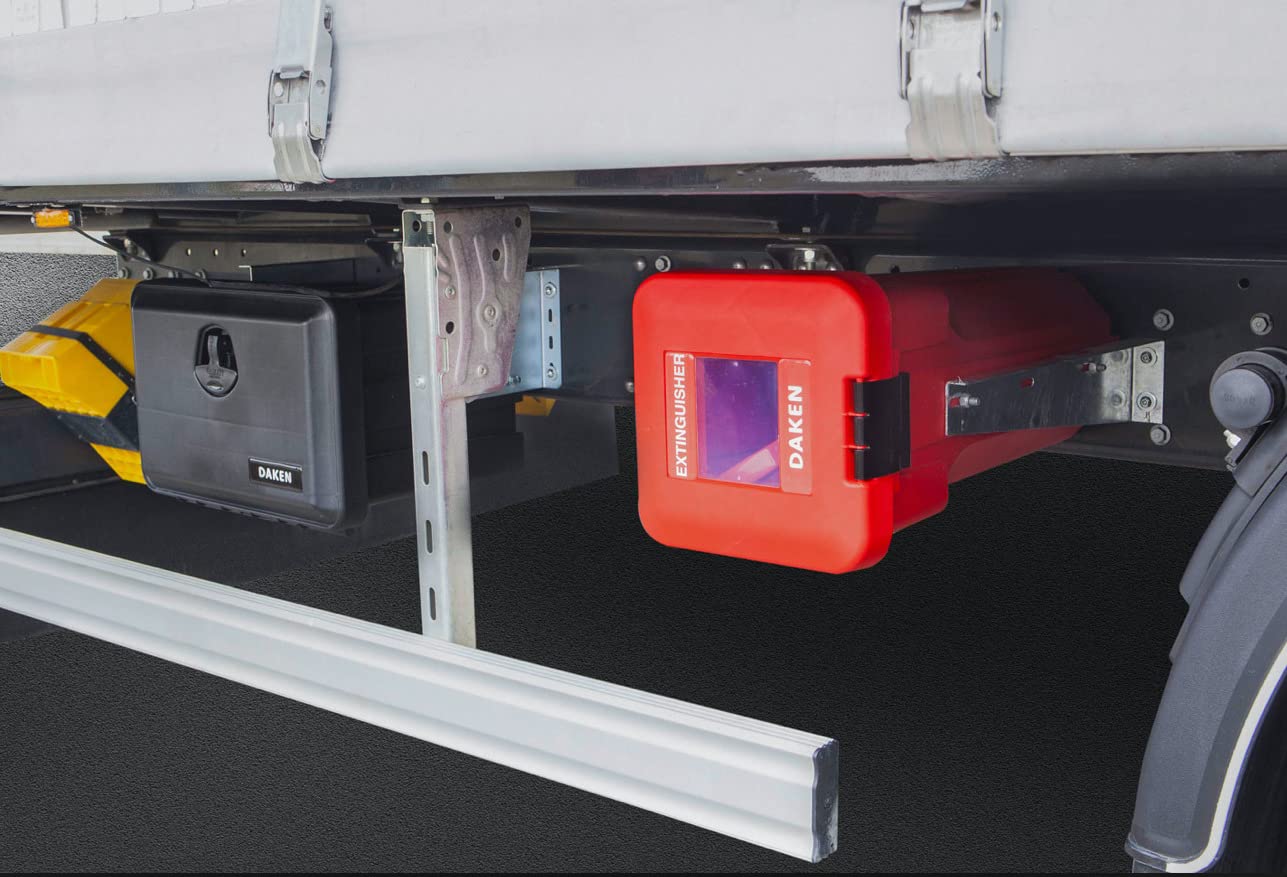Sliden Boîte de protection pour extincteur de camion avec plaque 6 kg