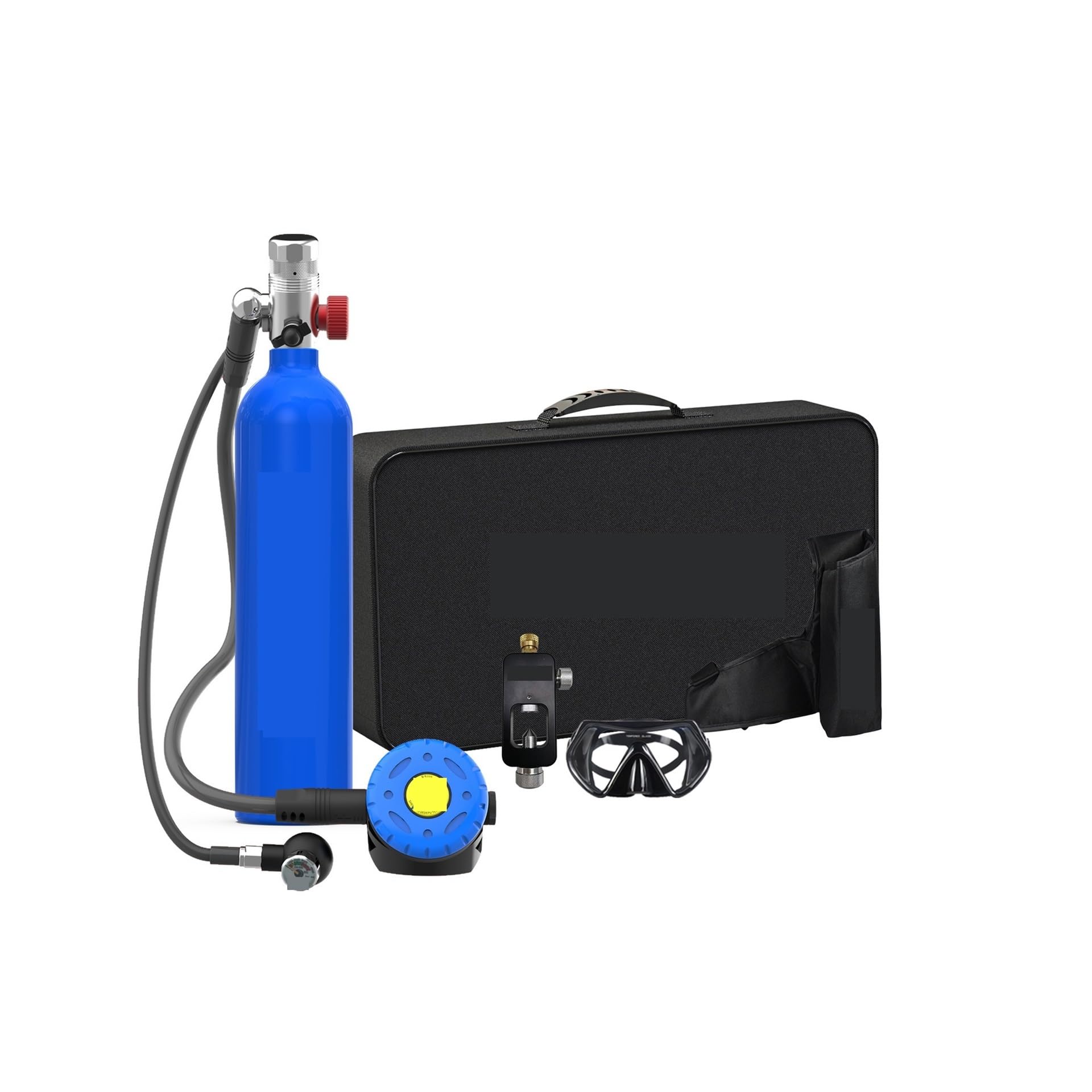 Mini Scuba Tank, Rebreather portatile per 5-10 minuti di respirazione subacquea, ideale per esplorazione e salvataggio