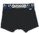 [アウトドアプロダクツ] アンダーウェア ブラック ラブネオン転写ゴムボクサーパンツ メンズ