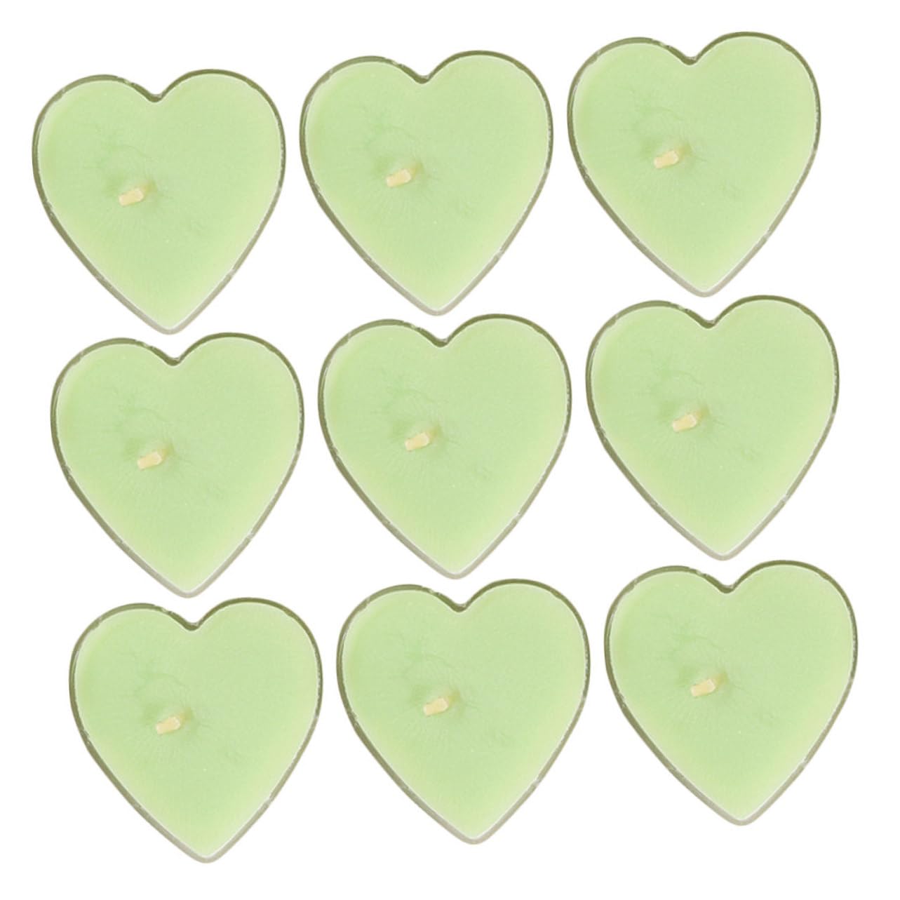Happyyami 9Pcs Heart Shaped Tealight Candles for Romantic Proposals Weddings Parties Decorative Candles Present for Celebrations Home Decor and Special Moments