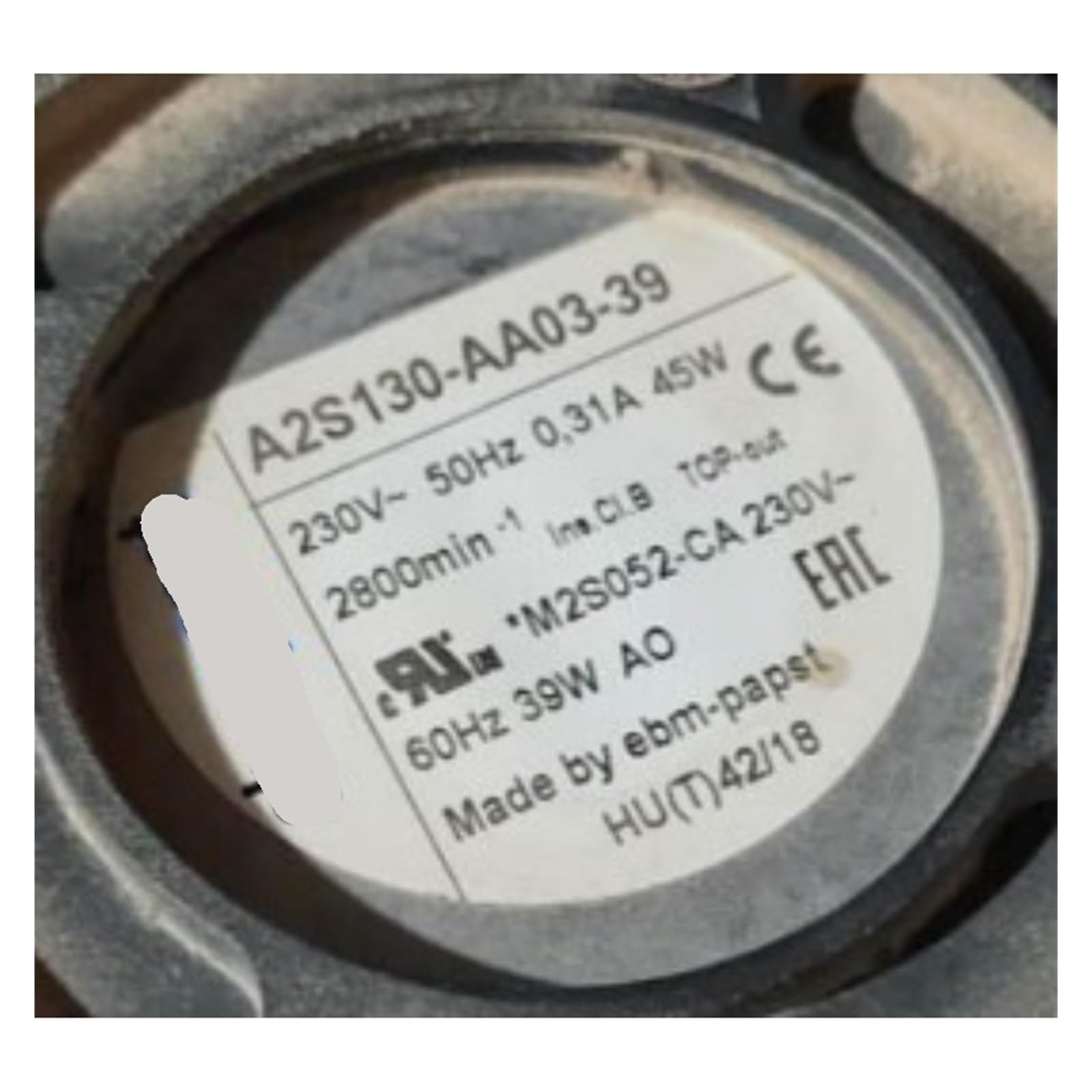 EGTDSFGJA A2S130-AA03-39 AC230V Fan(A2S130-AA03-39 2line)