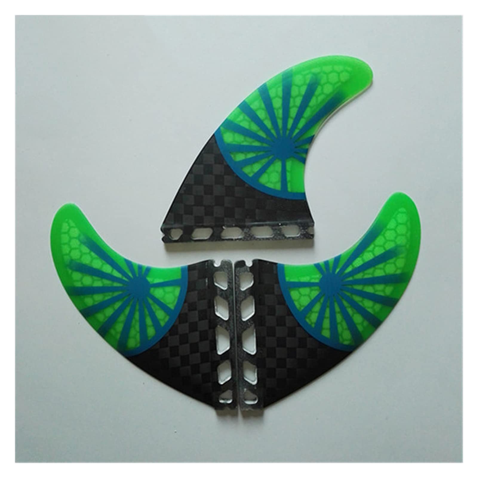 MERHOVO Tabla de Surf eléctrica, 3pcs Surfboard Tail Fins Sup Longboard Fin Thruster Surfboard Accesorios