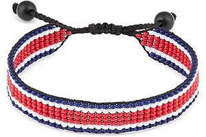 Costa Rica Flag Bracelet: Track an Animal!