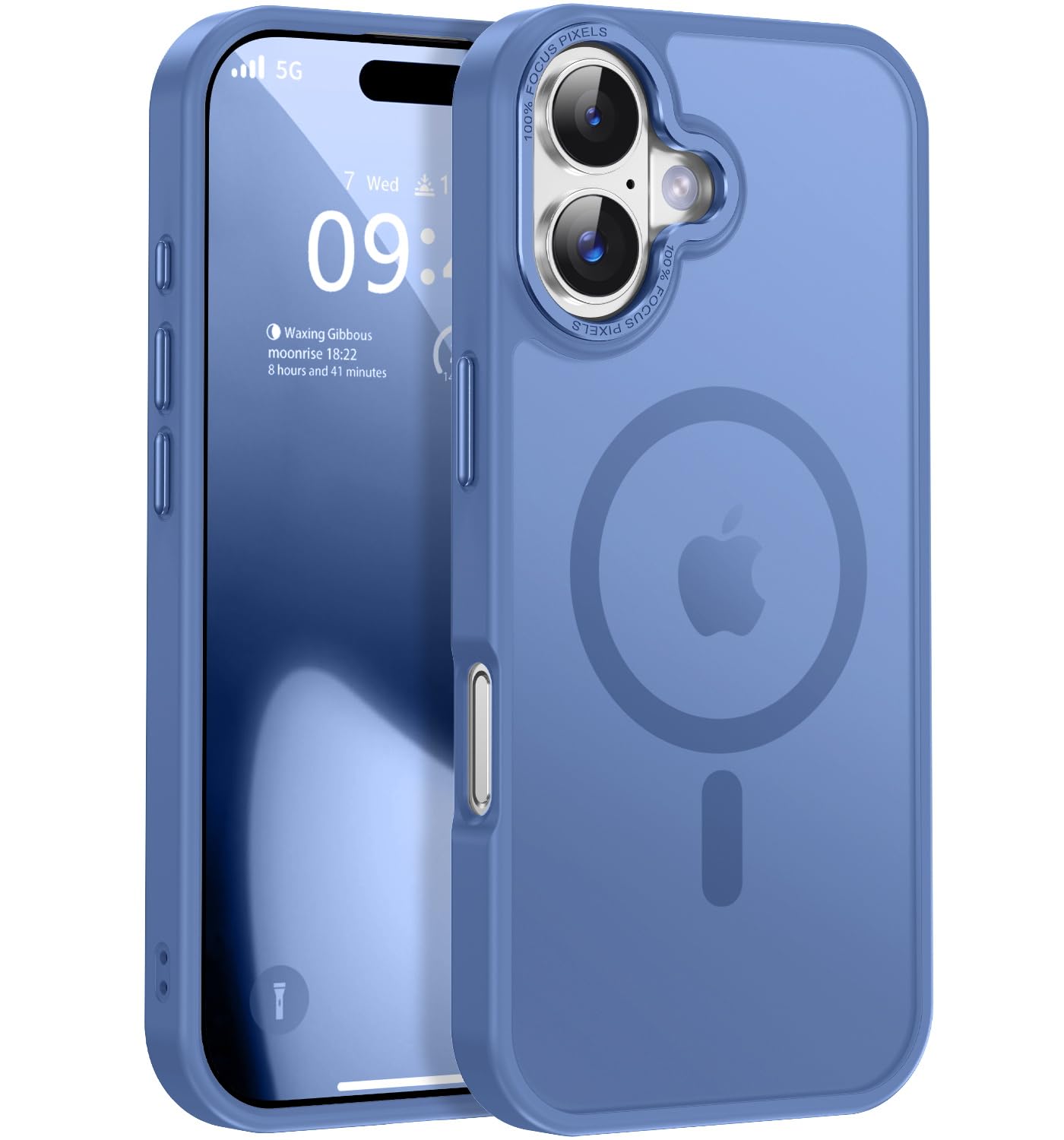 Newfuture Strong Magnetic Compatible with iPhone 17 Pro Case [13 FT Military Drop Protection] [Compatible with Magsafe] Slim Translucent Matte Shockproof with Anti-Fingerprint Phone Case, Tender Pink — view 84