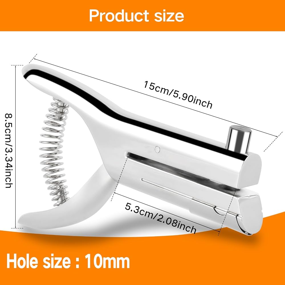 Amazon.co.jp: シングルホールパンチ ポータブル長穴パンチ 高耐久 6mm