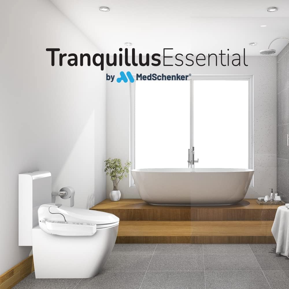 Tranquillus Essential & Tranquillus Bidet Water Filter 3 Pack Kit - Electric Bidet Seat, Heated, Dryer, Adjustable Water/Air, Soft Close, ADA, Korean Made